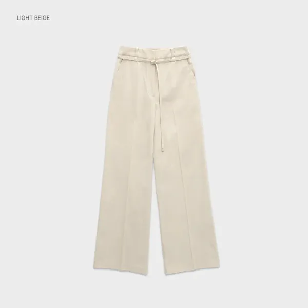 (PT-5622)DEAN BELTED CLASSIC PANTS S