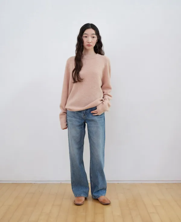 Double Back Yak Blend Knit_PINK