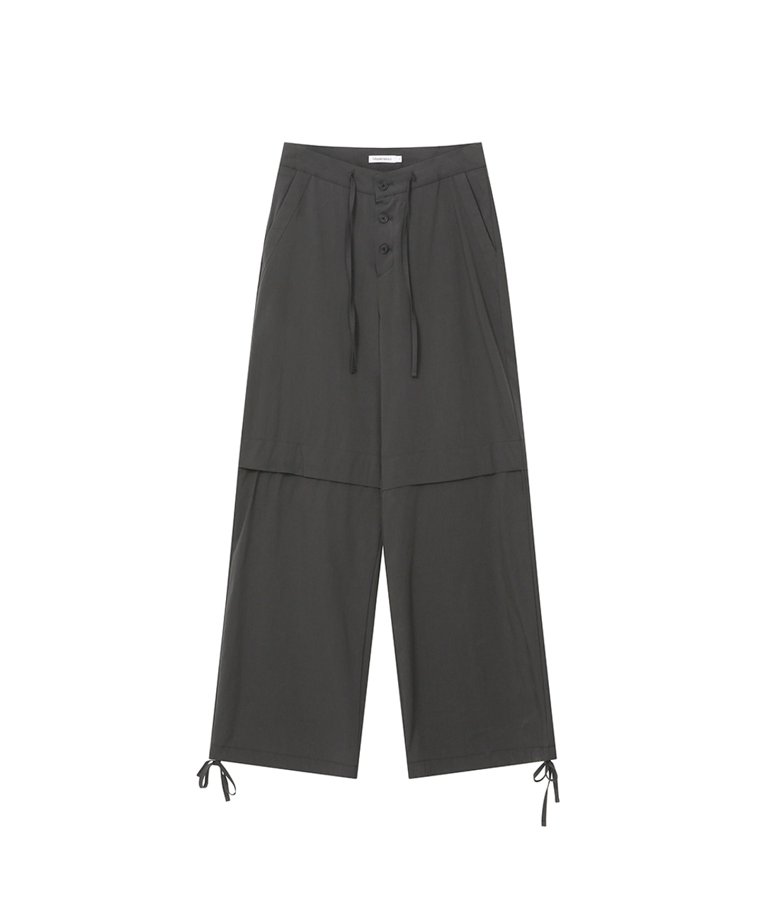 미세키서울 True relax pants CHARCOAL 상품 이미지 1