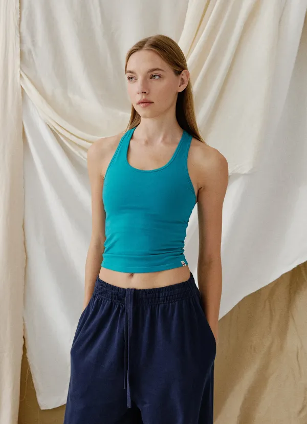 Jaya tank top (Long ver.)_Biscay Bay