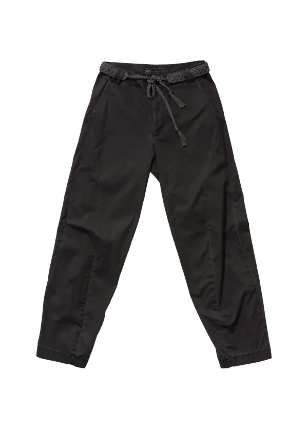 Bent Trouser w/ Knitted Belt