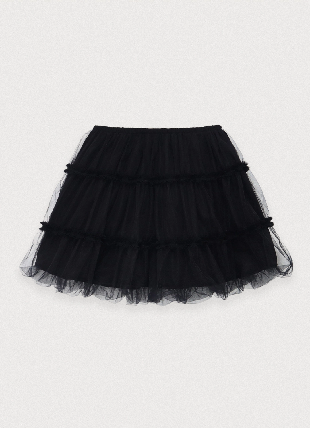 포에토 Tuflair flare skirt - black 상품 이미지 3