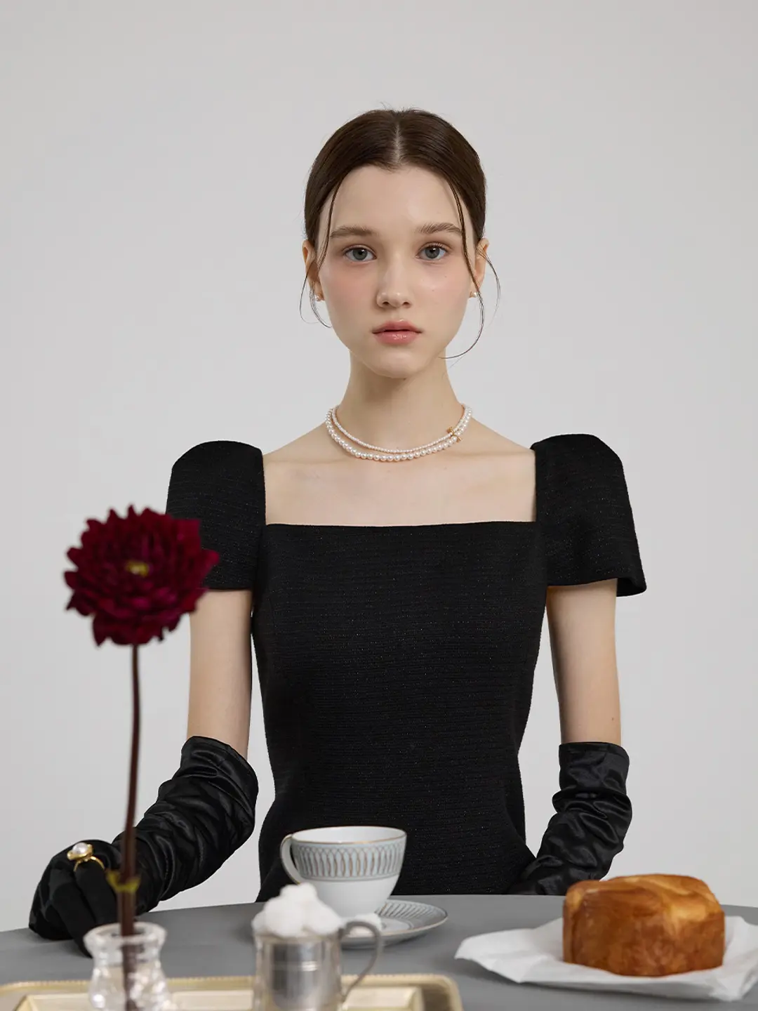플로움 Heritage Square Dress(2color) 상품 이미지 2