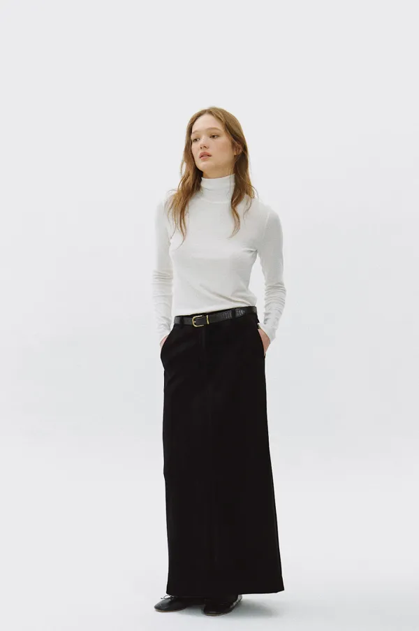 [4TH] Velvet Maxi Skirt