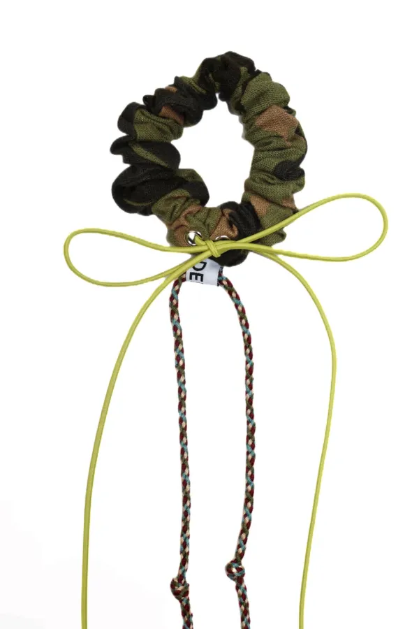 LINEN SCRUNCHIE - CAMO