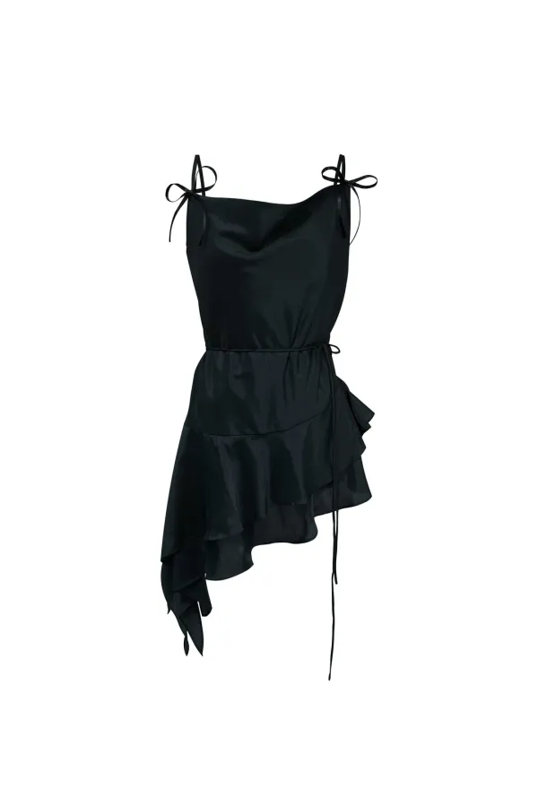 NYX MINI DRESS / BLACK
