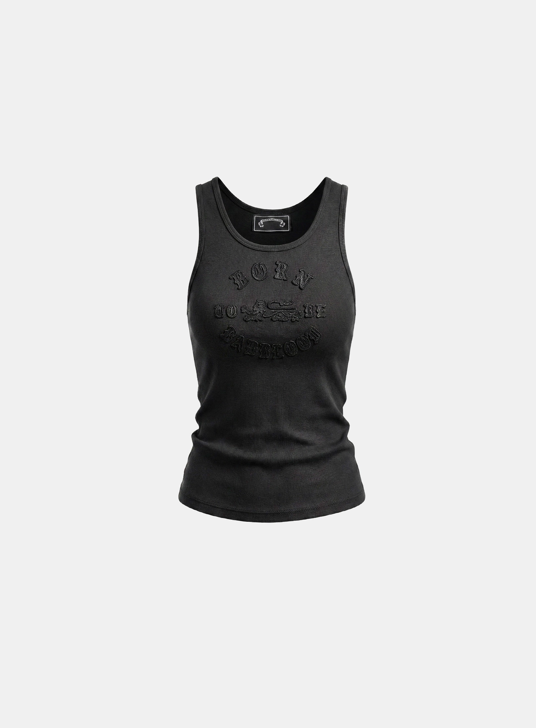 배드블러드 [w-tnk26-019] BORN TO BE Tank - Black 상품 이미지 2