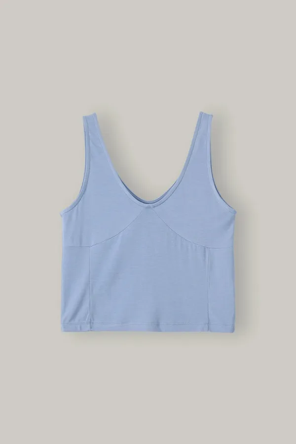 V-Line Sleeveless (Skyblue)