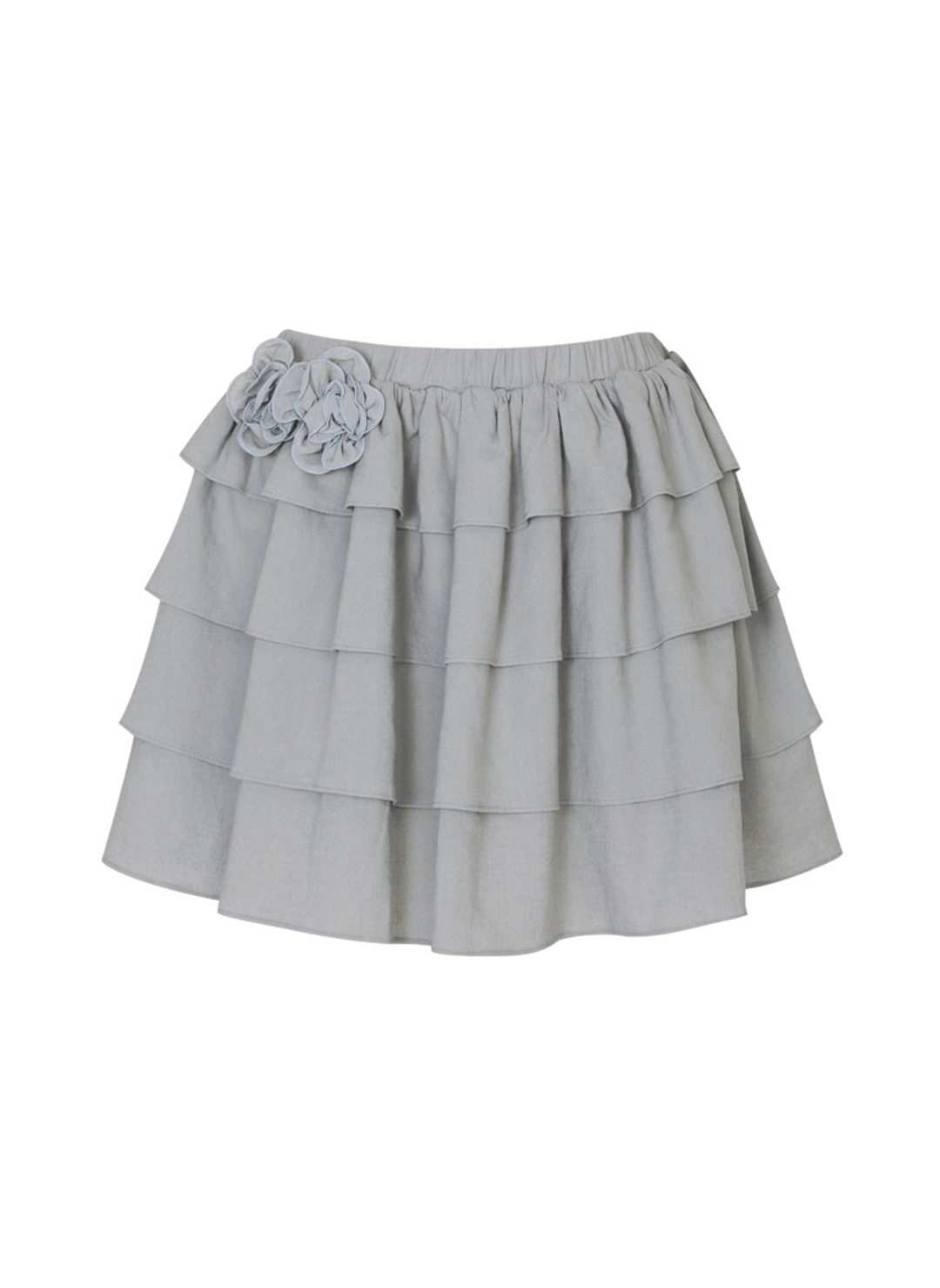 루루서울 Lisa Cancan Mini Skirt (Gray) 상품 이미지 1
