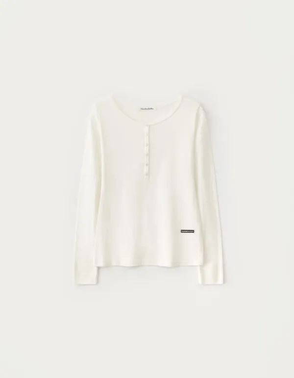 [Release] Molty Wappen Henly Knit - Ivory