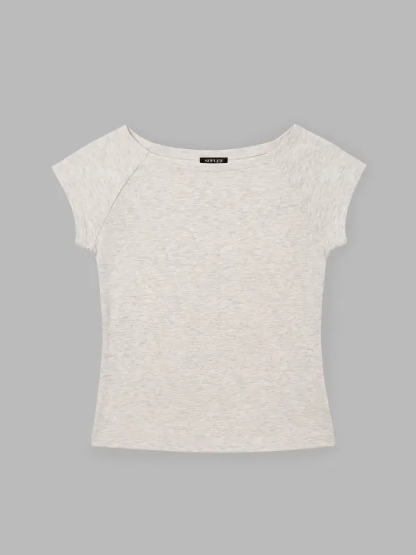 MINA BOAT-NECK RAGLAN T-SHIRT_OATMEAL