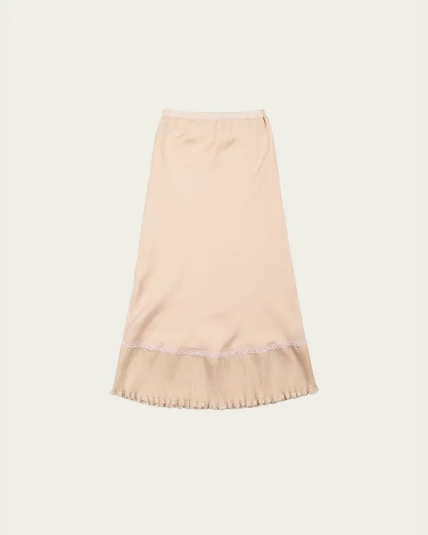 (3차) Saran Skirt - Peach