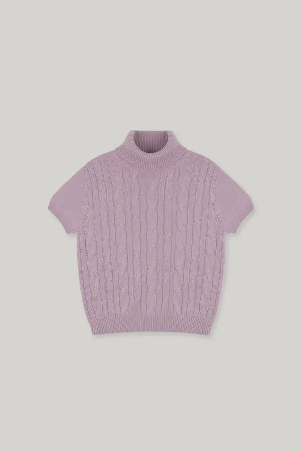 Vanas Cashmere Twist Knit Top