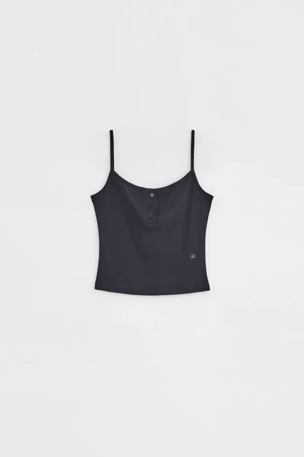 [6/5 순차출고] HENLEY BUTTON CAMISOLE