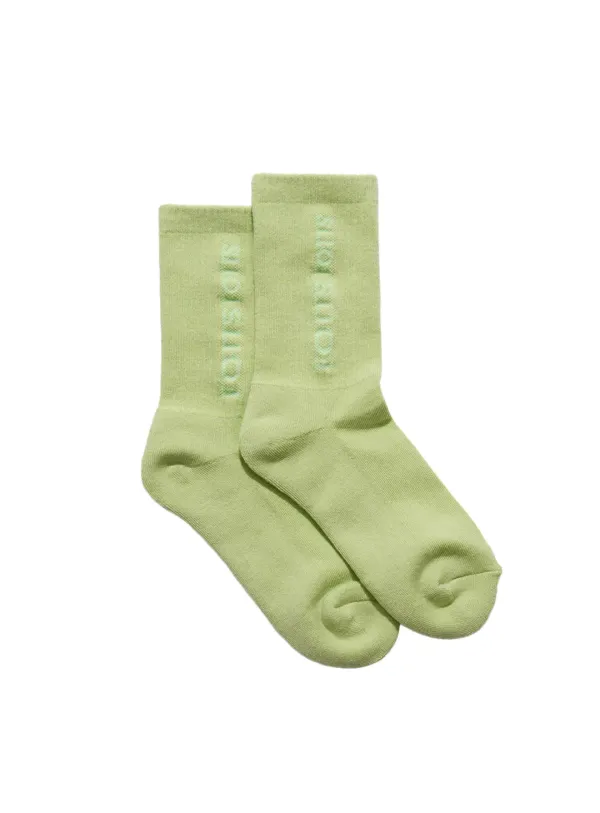 CREW SOCKS / LIME 