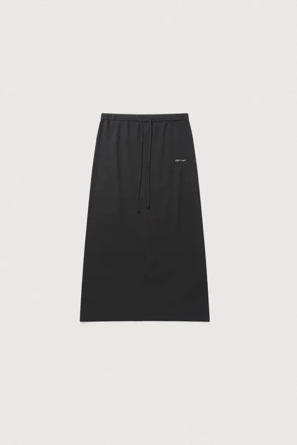 FLOWING RIP LOUNGE SKIRT [CHARCOAL]