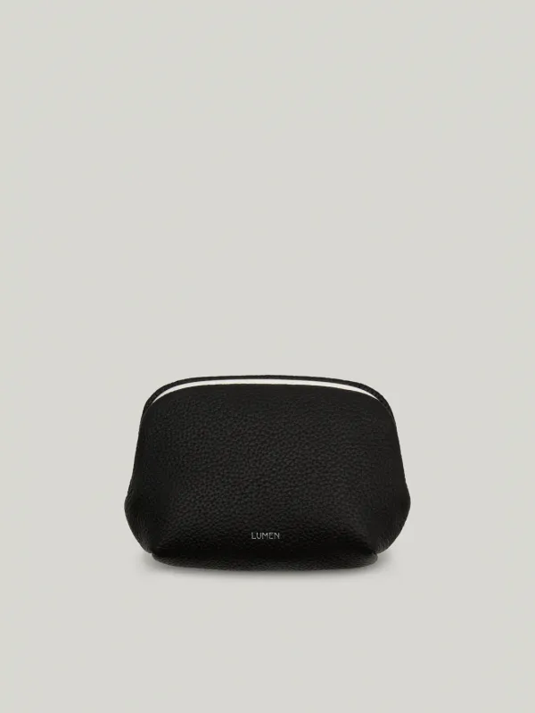 PAVE FRAME POUCH (SOFT BLACK)