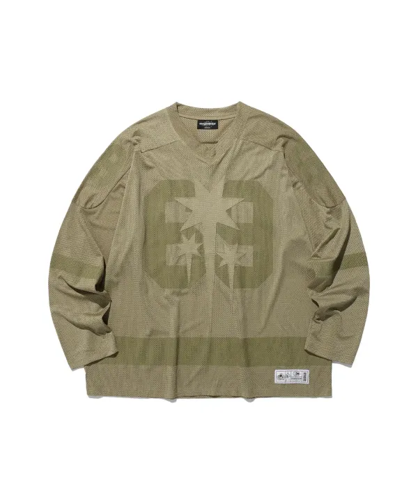 mesh football jersey[gold]