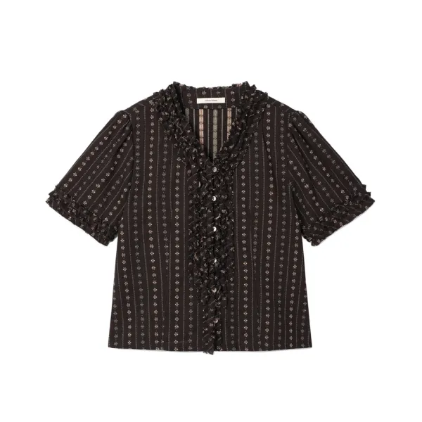 Rita Blouse_Dark Brown