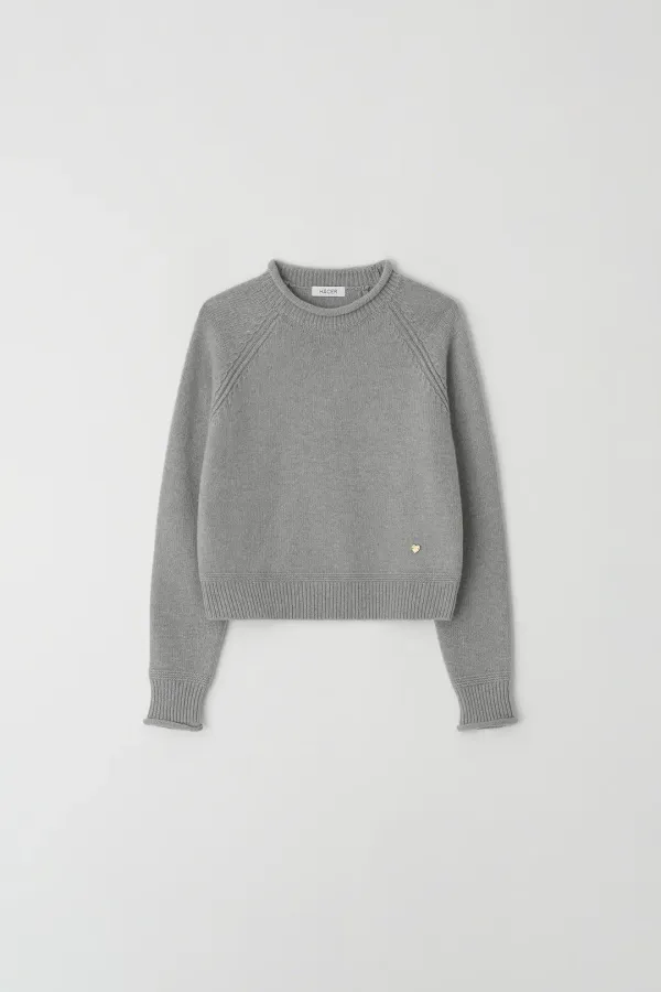Rolling Knit Pullover