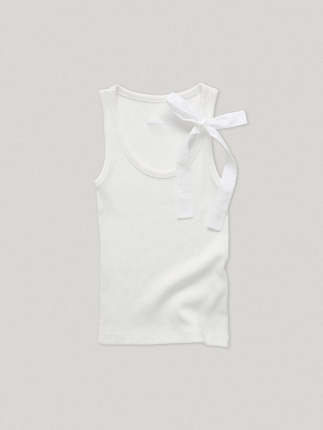 Blythe Ribbon Sleeveless Ivory