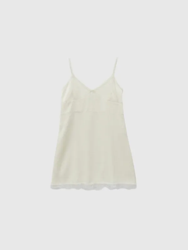 [4th 예약주문] Linden Silk Lace Dress (Ivory)