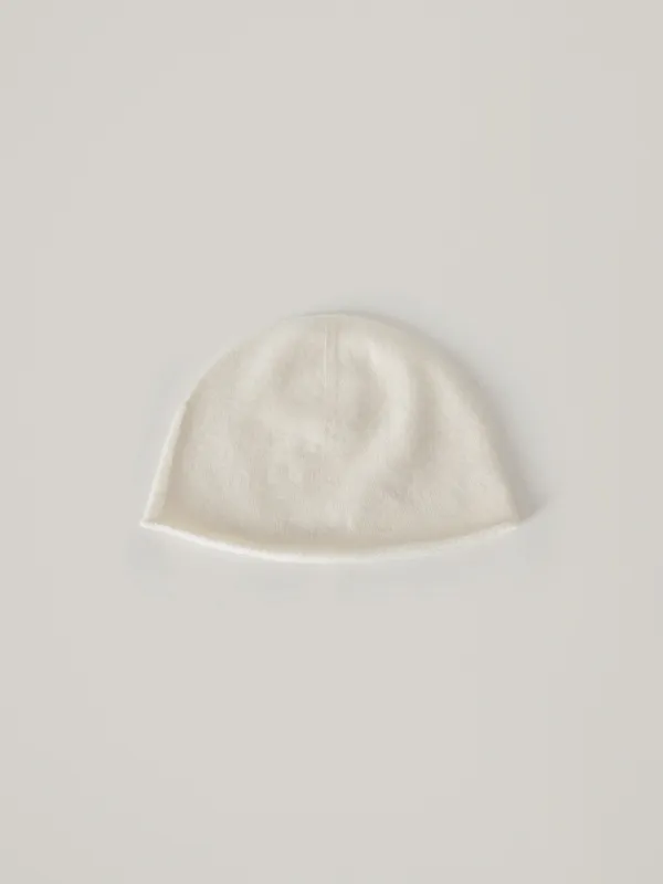 [9.18 예약 배송] Basic Wool Knit Beanie - Ivory