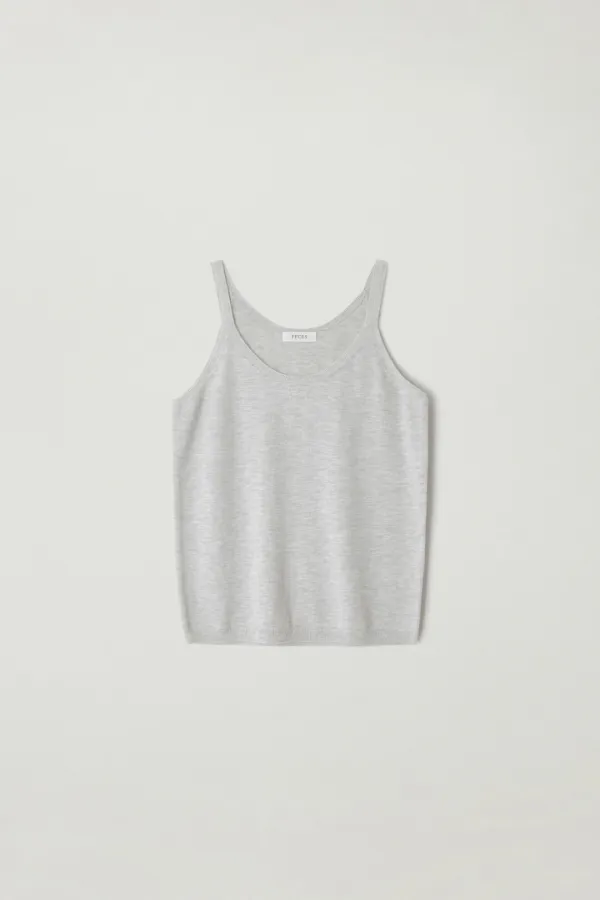 lvera sleeveless knit (Light gray)