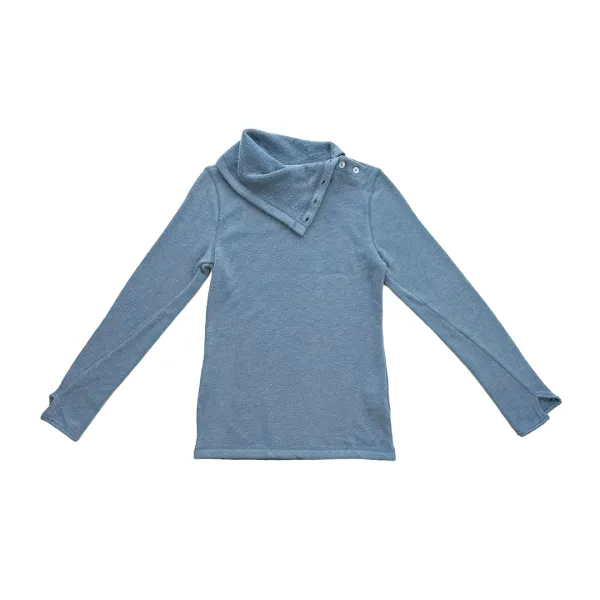 AW23 FROSTED BUTTON POLAR (BLUE POND)