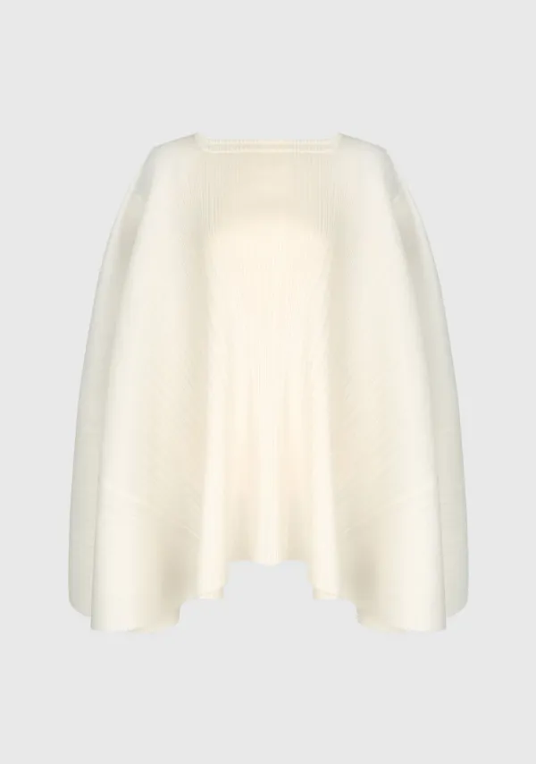 Stella Pleats Cape Cream