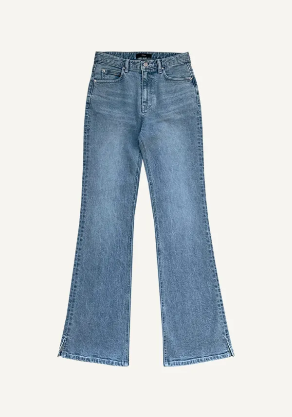 E2304 Semi-boots Cut Denim