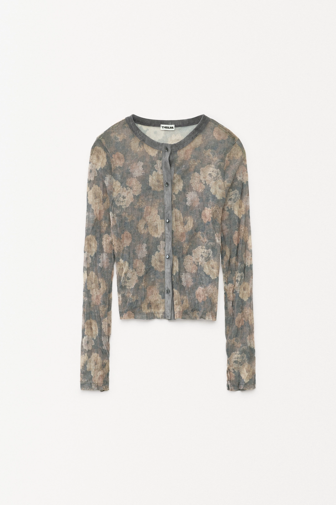더일마 Bloom Printed Mesh Open Top smoke lavender 상품 이미지 1