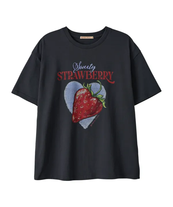 Ruby Berry Tee-Charcoal