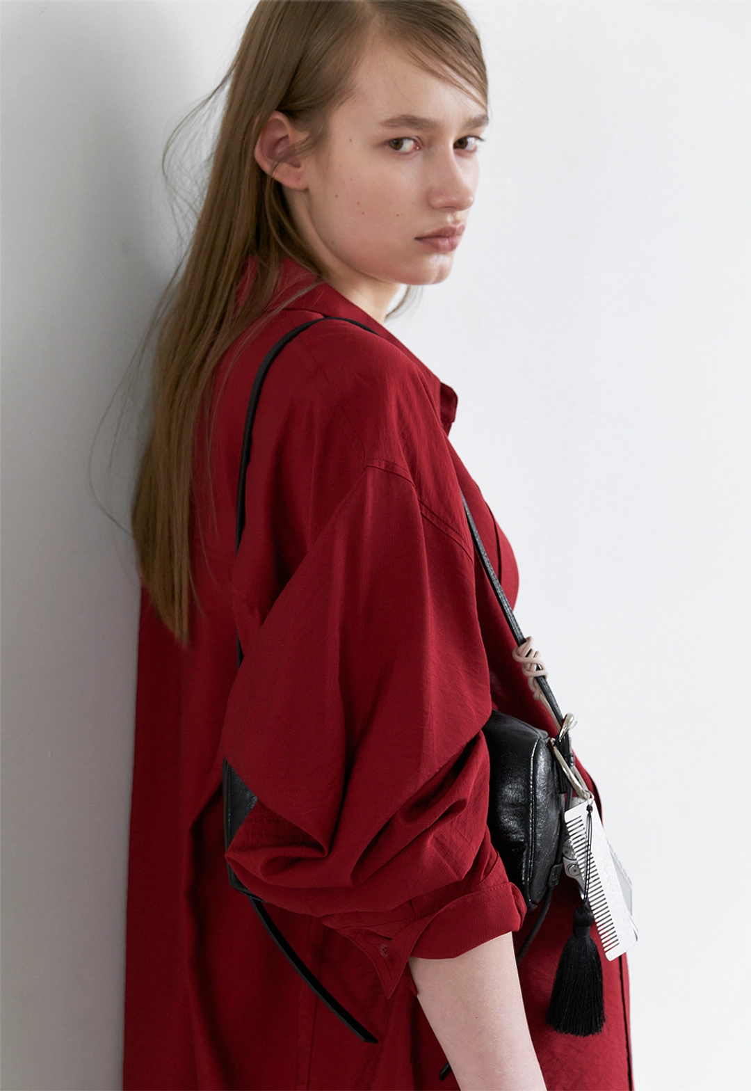 아뜰리에 나인 (BL-4451)LAHT STRIPE OVERSIZED SHIRT 상품 이미지 3