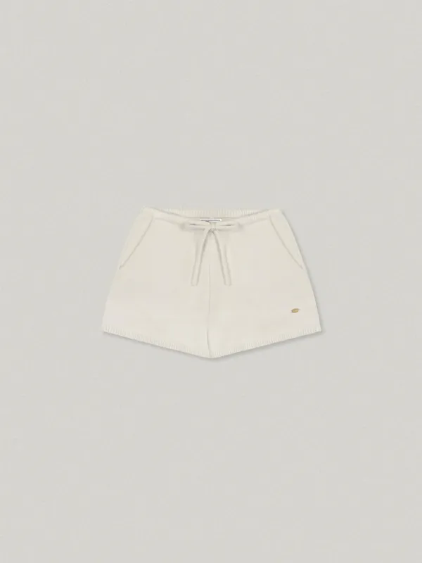 Noa Knit Short Pants - Cream노아 니트 숏 팬츠