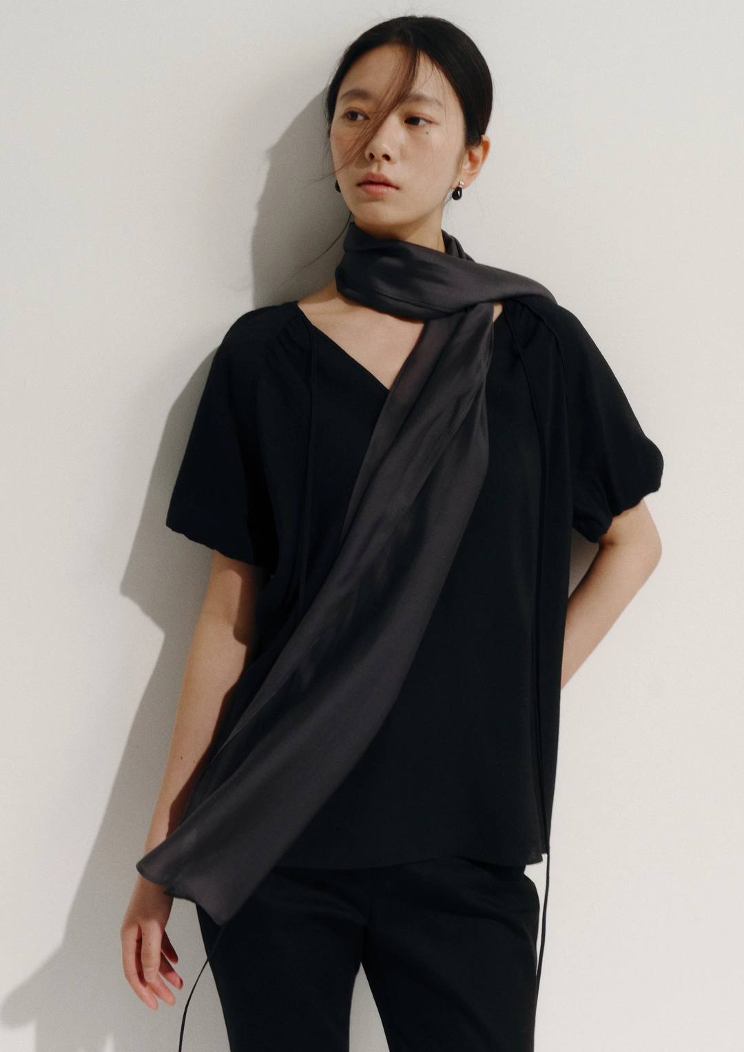 시에 셀리 투웨이 퍼프 블라우스 상품 이미지 2