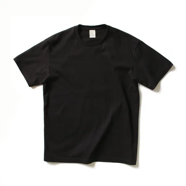 TF2-TS07 하이 소프트 라운드 티-블랙