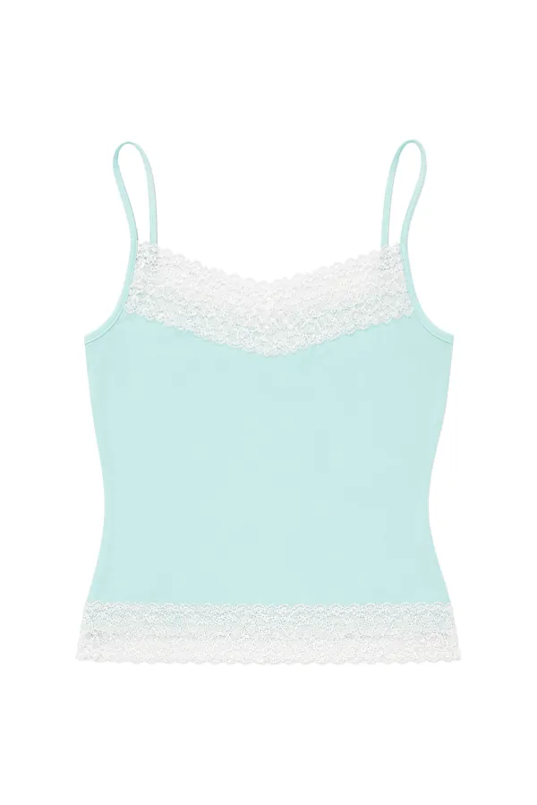 DOUBLE LACE TOP (MINT)