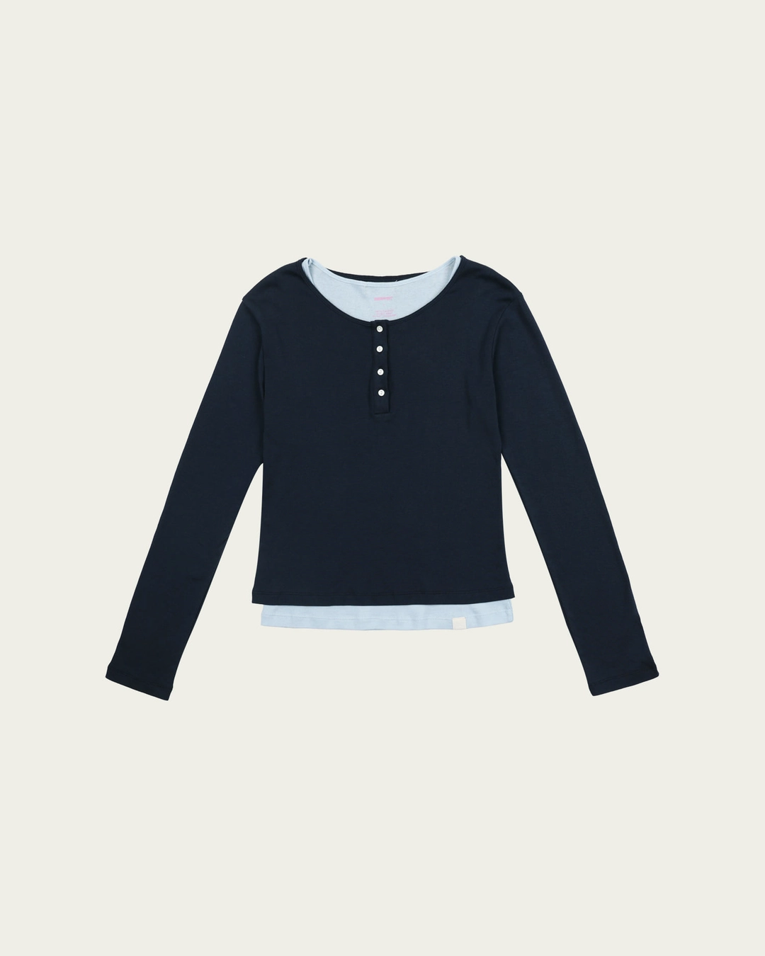 Coni Layered Tee - Navy