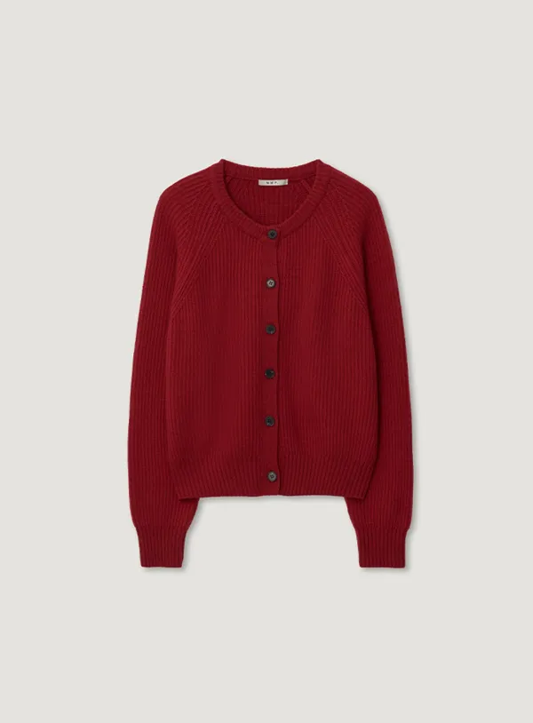 WIWI WOOL CARDIGAN_RED