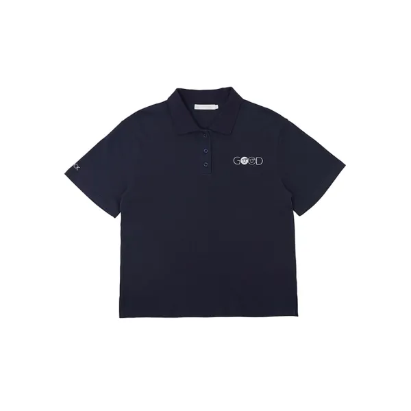 Piv\'vee Club Embroidery PK Shirt (ocean navy)
