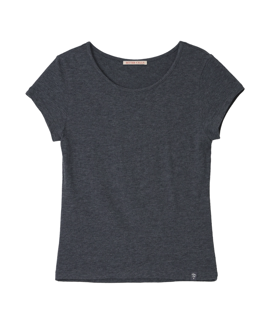 비터셀즈 Essential Angora Half Tee-Charcoal 상품 이미지 1