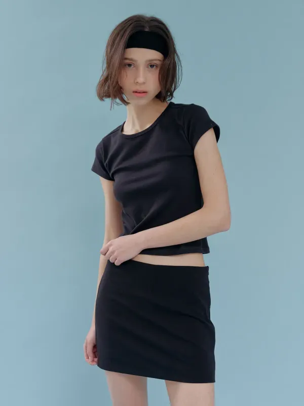 pure flex half t-shirts (black)