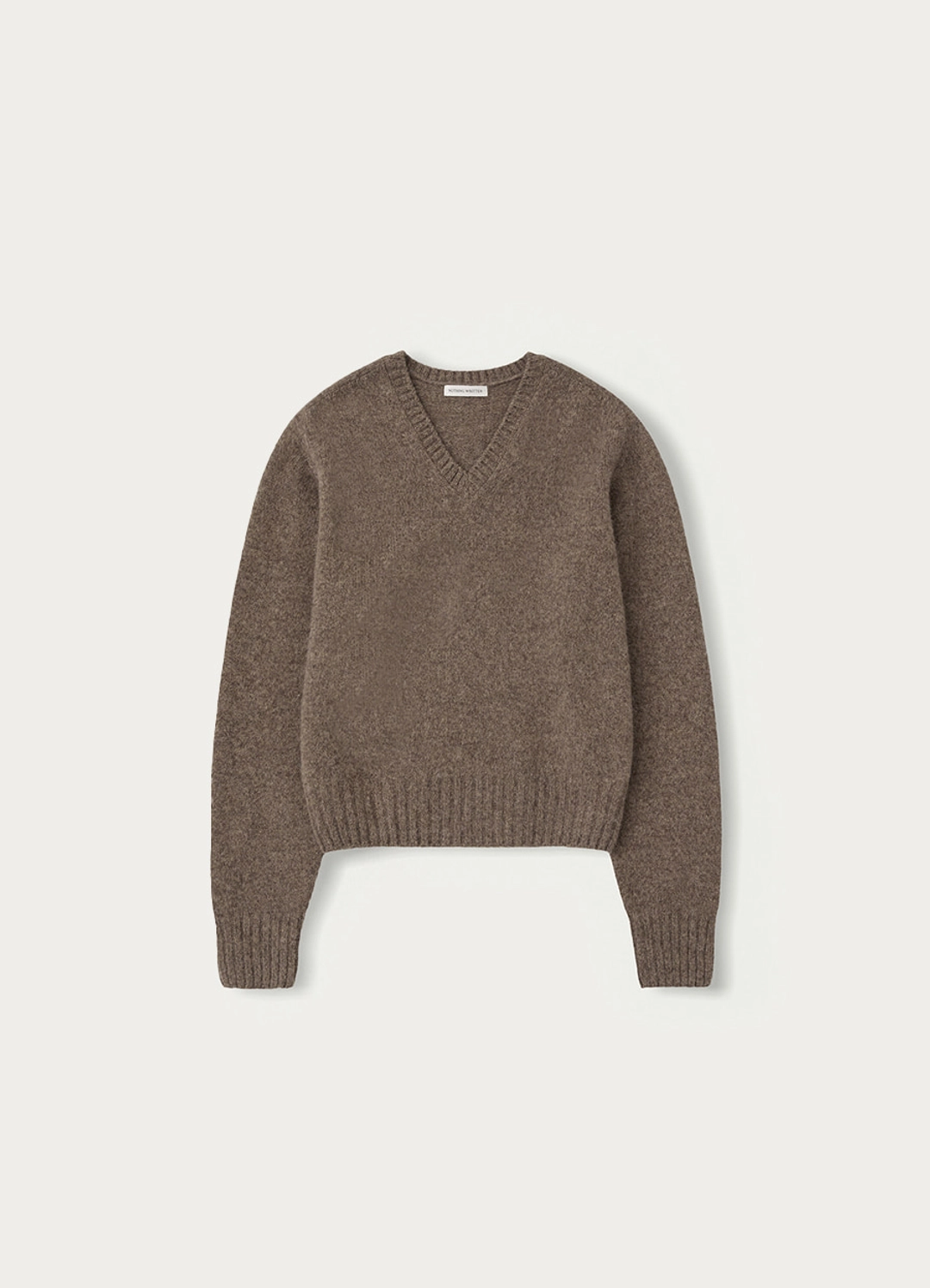 낫띵리튼 Miro v-neck pullover (Chestnut brown) 상품 이미지 1