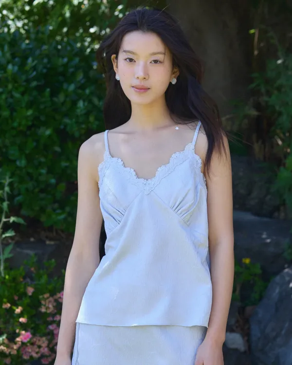 Jacquard satin bustier - sora