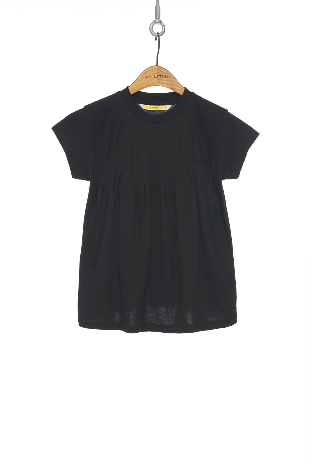 푸쉬버튼 SS25 BLACK CONCEALED BRA TOP 상품 이미지 1