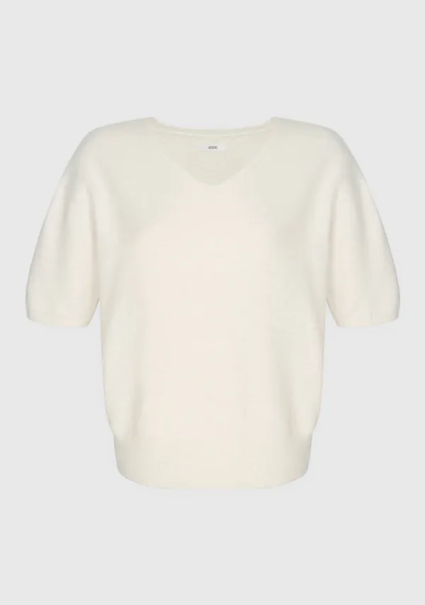 Road V Neck Half Knit Set (2pcs)
