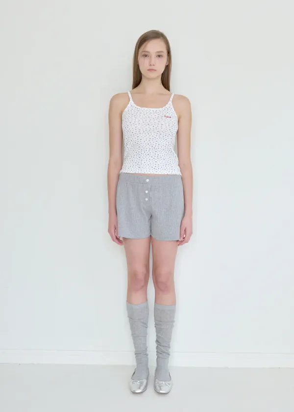 Button Up One Mile Shorts_Grey