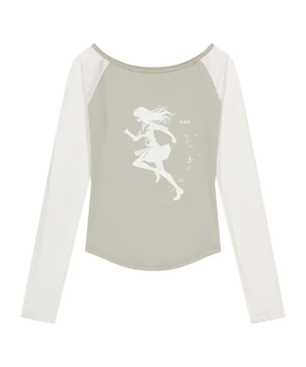 Star Reglan Long Sleeve / Off White