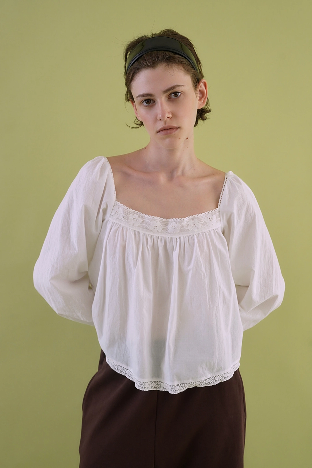 위드아웃썸머 [이나pick] Lily lace blouse 상품 이미지 2